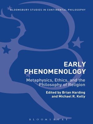 cover image of Early Phenomenology
